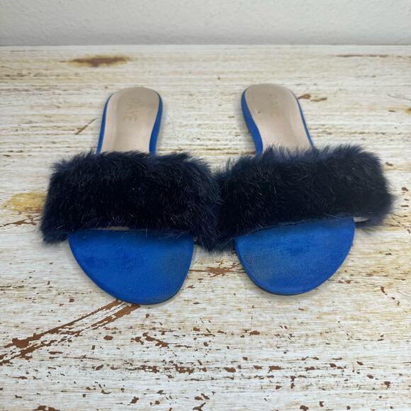 Raye Sawtelle Faux Fur Slides 6.5 - Picture 3 of 9